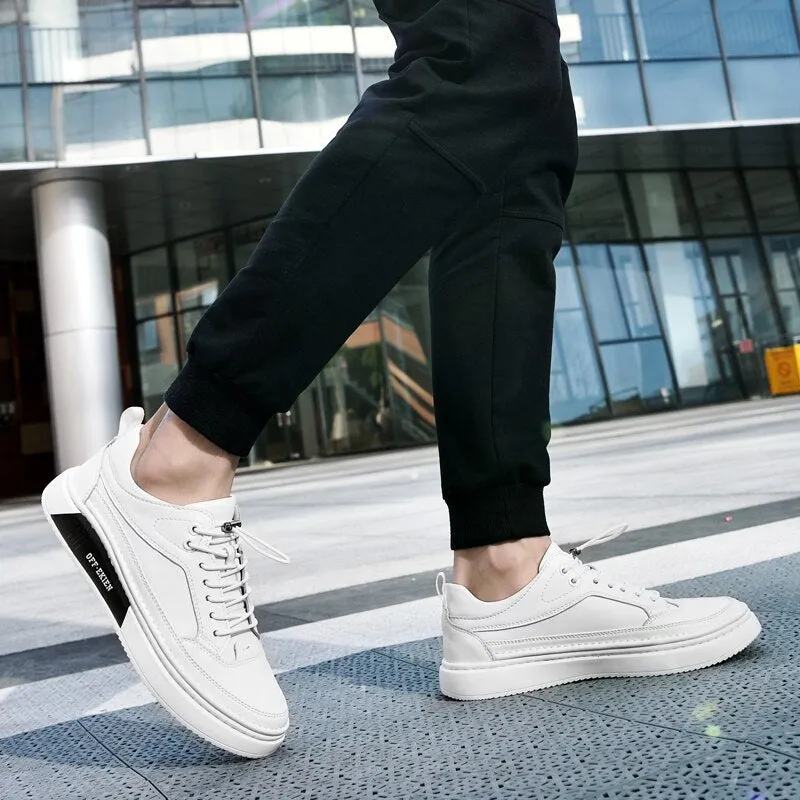 Xituodai  White Men's Sneakers Light Casual Shoes for Men Breathable Leather Shoes Men Men Shoes High Quality Driving Shoes Outdoor